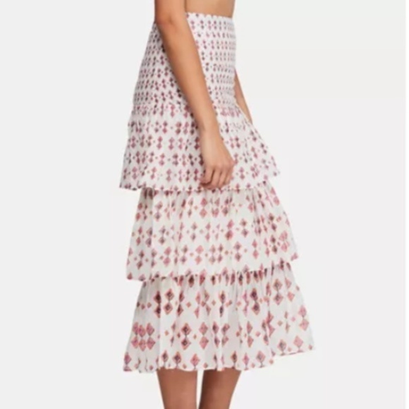 NWT Free People Layered Tiered Chiffon Maxi Skirt. - Picture 6 of 6